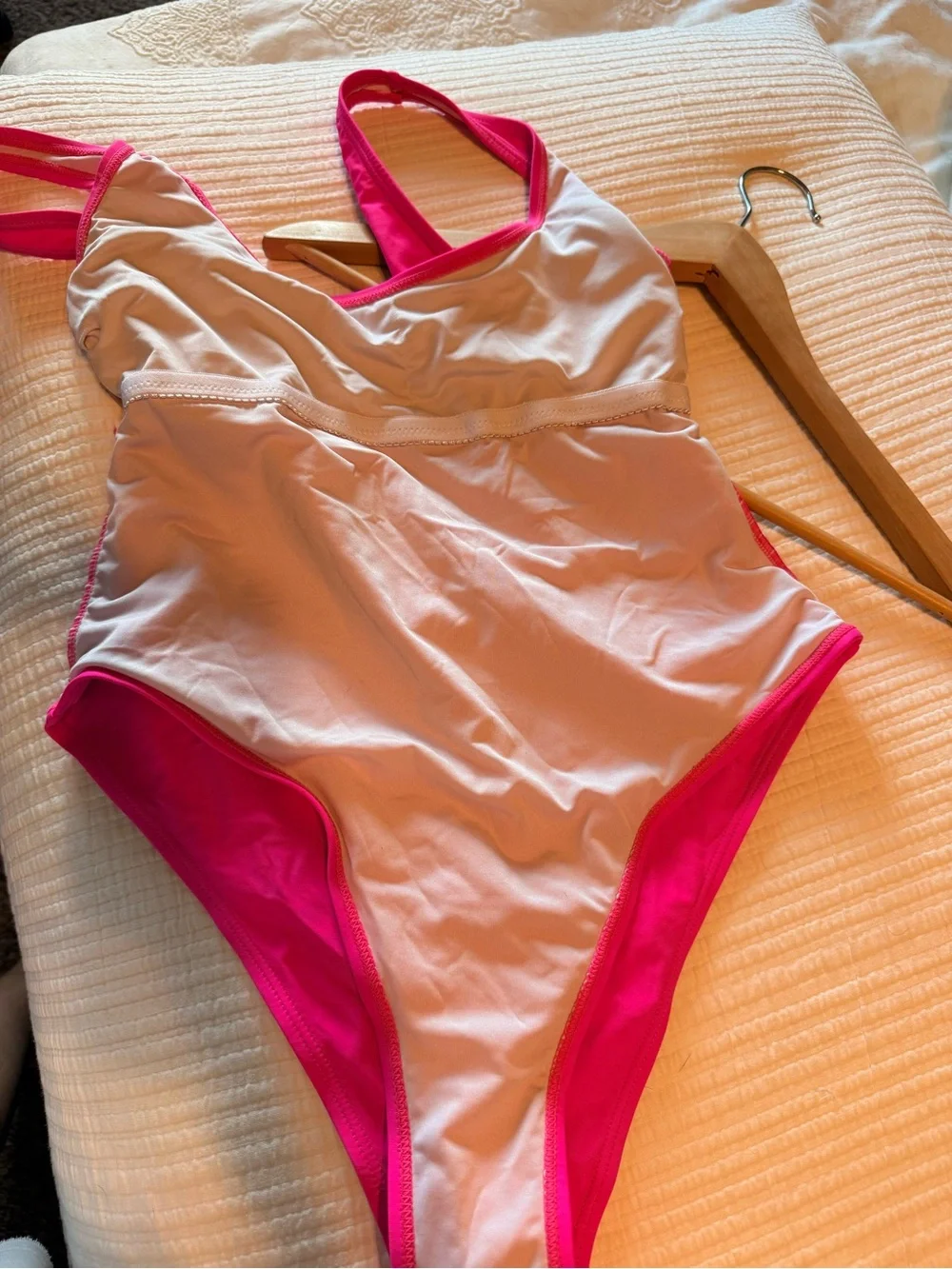 Bright Pink One-Piece Swimsuit